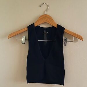 UO Deep V Soft Ribbed Crop Tank!